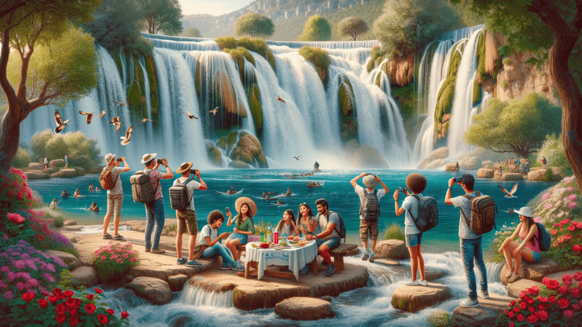 Der Manavgat-Wasserfall