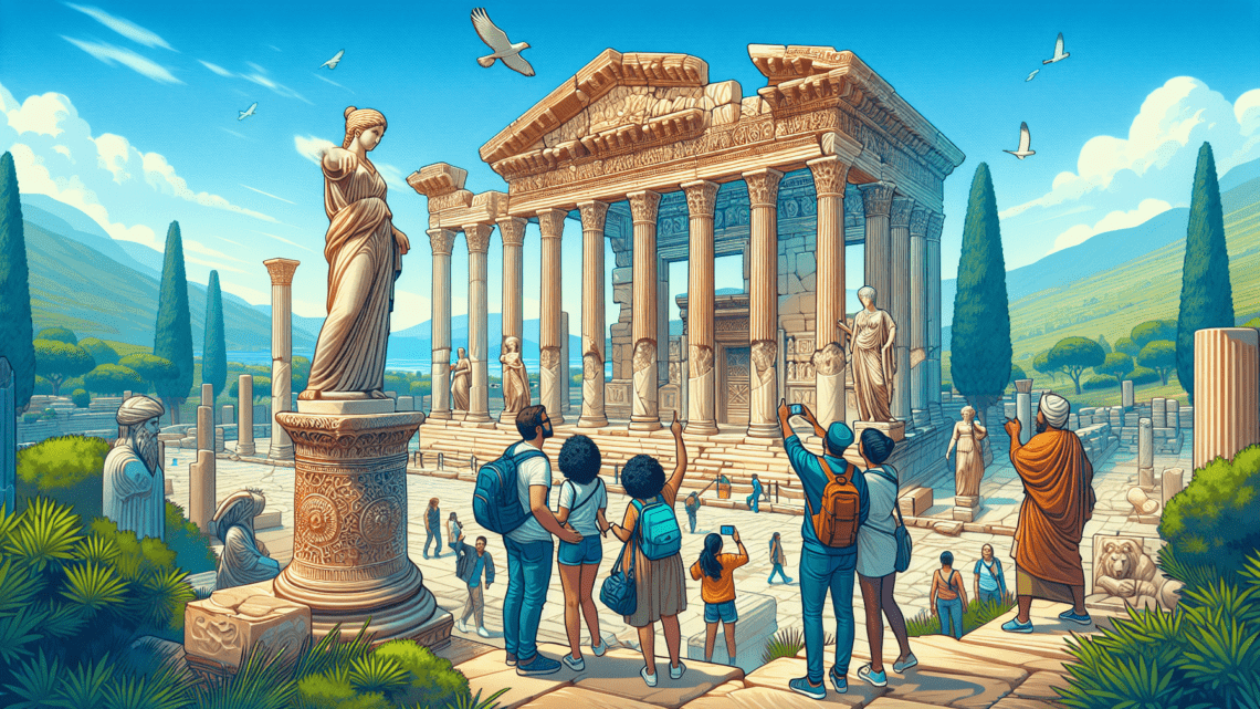 Der Tempel von Artemis in Ephesos