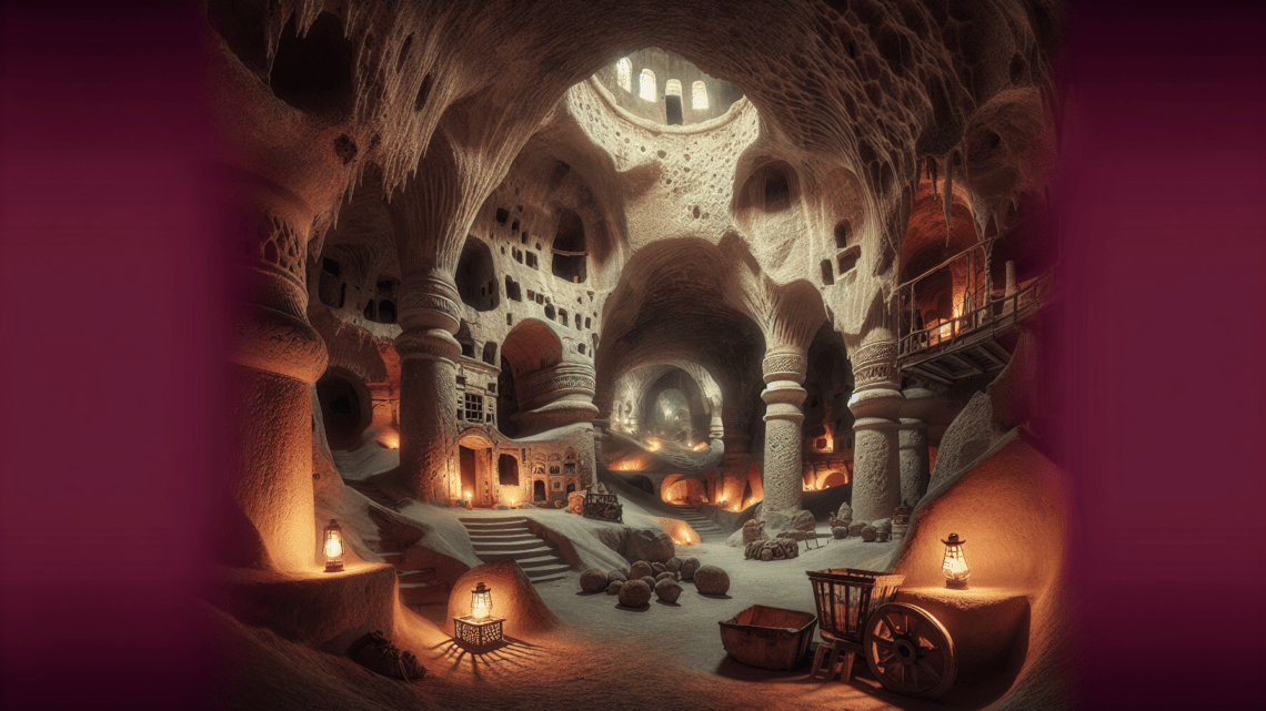 geheimnisvolle unterirdische Städte in Kappadokien