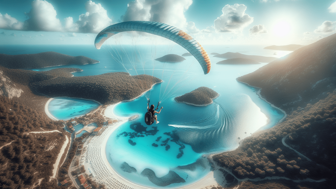 Paragliding über die Blaue Lagune von Ölüdeniz