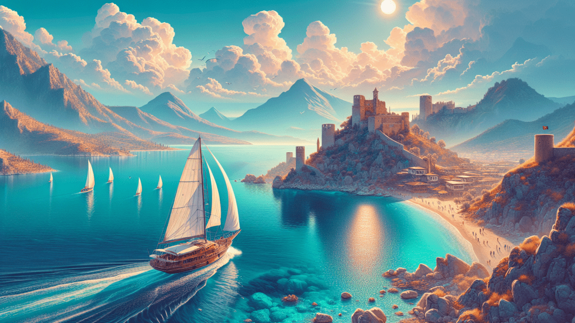 Segeltörns entlang der türkischen Küste