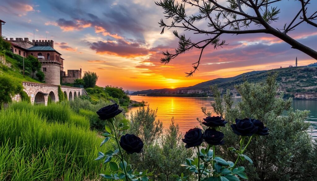 Halfeti am Euphrat Landschaft