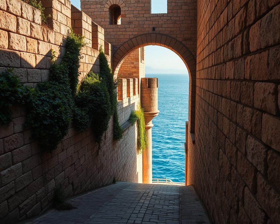 Antike Stadtmauern von Side