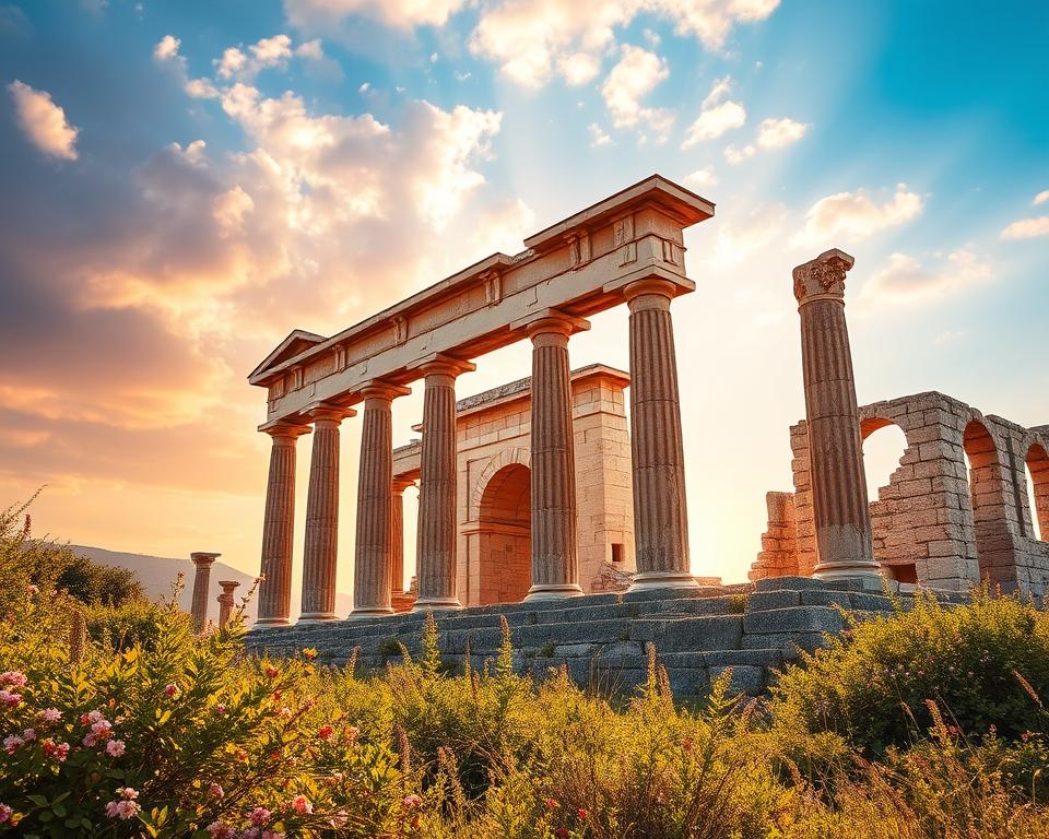 Apollo-Tempel Side antike Ruinen