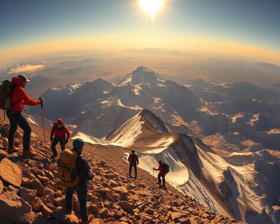 Ararat Bergbesteigung Klettern