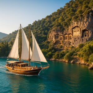 7 Tage Flugreisen Türkei – Blaue Reise: Kreuzfahrt mit einem Motorsegler ab/an Kemer